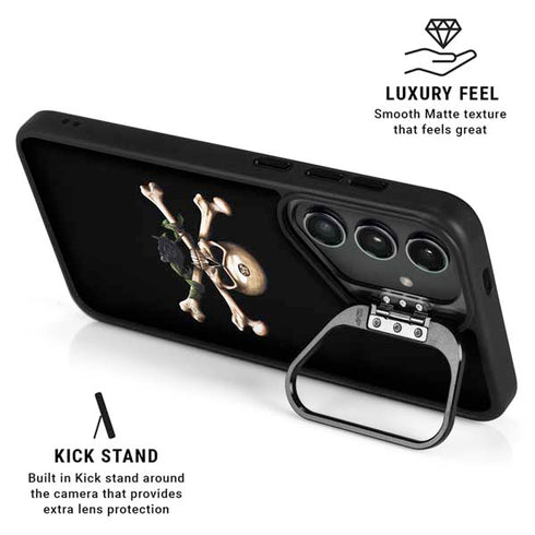 Alchemy Skull and Crossbones Galaxy S24 Kickstand Case