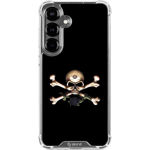 Alchemy Skull and Crossbones Galaxy S26 Clear Case