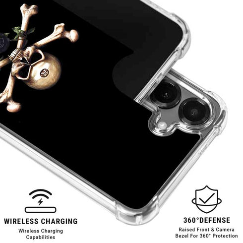 Alchemy Skull and Crossbones Galaxy S26 Clear Case