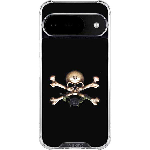 Alchemy Skull and Crossbones Google Pixel 10 Clear Case