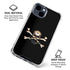 Alchemy Skull and Crossbones iPhone 15 Clear Case