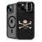 Alchemy Skull and Crossbones iPhone 15 Kickstand Case