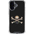 Alchemy Skull and Crossbones iPhone 16 Plus Clear Case
