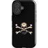 Alchemy Skull and Crossbones iPhone 16 Plus Impact Case