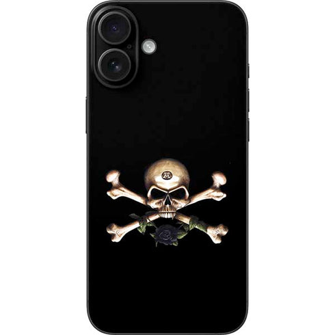 Alchemy Skull and Crossbones iPhone 16 Plus Skin