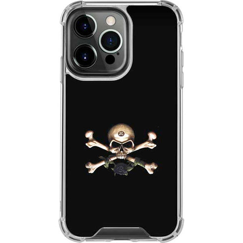 Alchemy Skull and Crossbones iPhone 16 Pro Clear Case