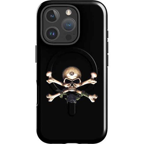 Alchemy Skull and Crossbones iPhone 16 Pro Magsafe Impact Case
