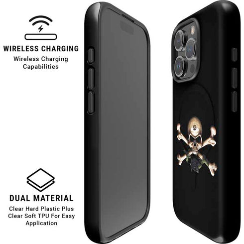 Alchemy Skull and Crossbones iPhone 16 Pro Magsafe Impact Case