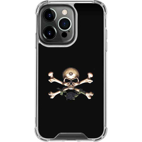 Alchemy Skull and Crossbones iPhone 16 Pro Max Clear Case