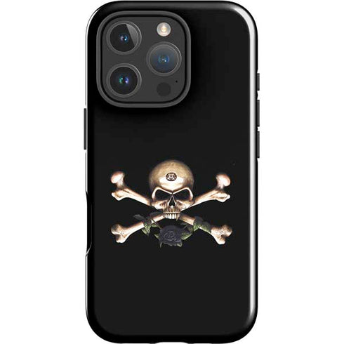Alchemy Skull and Crossbones iPhone 16 Pro Max Impact Case