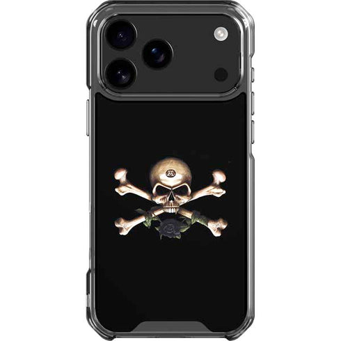 Alchemy Skull and Crossbones iPhone 18 Pro Max Clear Case