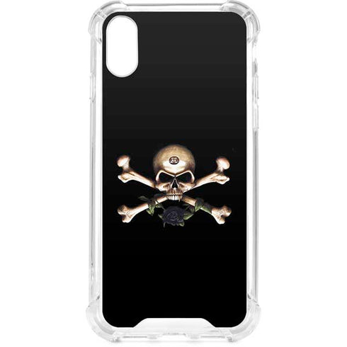 Alchemy Skull and Crossbones iPhone XS Clear Case