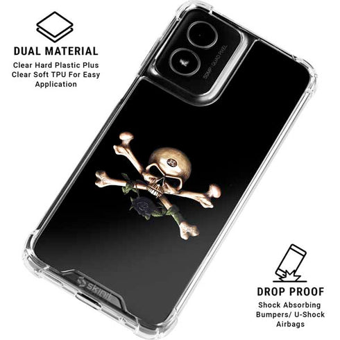 Alchemy Skull and Crossbones Moto G Power 5G (2024) Clear Case