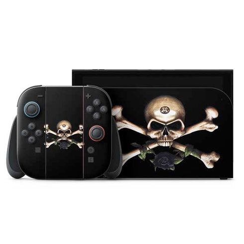 Alchemy Skull and Crossbones Nintendo Switch 2 (2025) with Joy-Con Skin