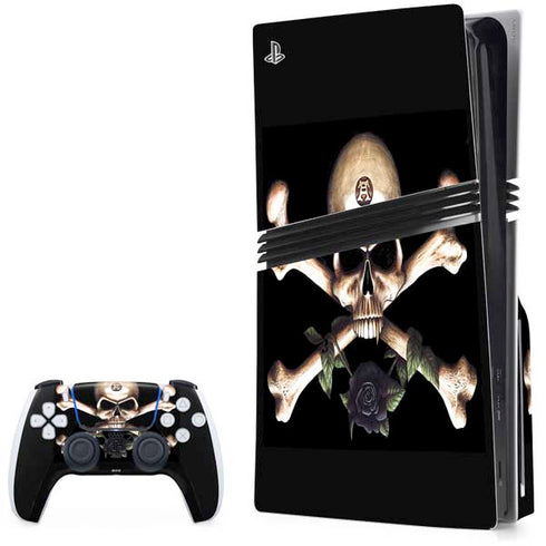 Alchemy Skull and Crossbones PS5 Pro Disk Bundle Skin