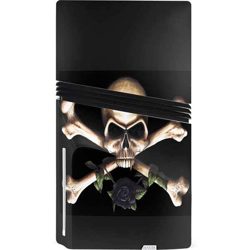 Alchemy Skull and Crossbones PS5 Pro Disk Console Skin