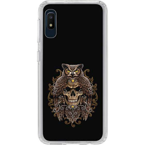 Skull and Owl by Sarah Richter Galaxy Cases