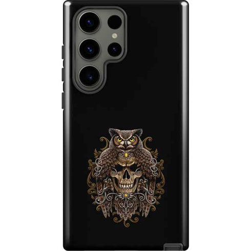 Skull and Owl by Sarah Richter Galaxy S23 Ultra Pro Case