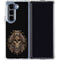 Skull and Owl by Sarah Richter Galaxy Z Fold5 5G Clear Case