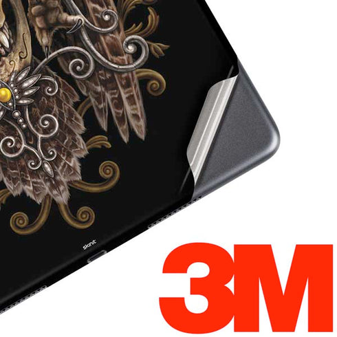 Skull and Owl by Sarah Richter iPad Skins