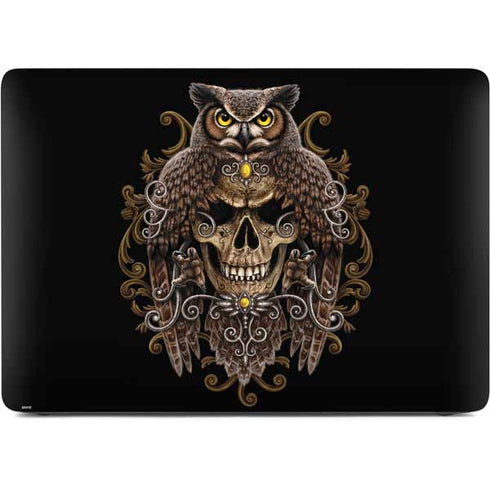 Skull and Owl by Sarah Richter Apple MacBook Air Skin