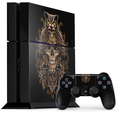 Skull and Owl by Sarah Richter PlayStation PS4 Skins