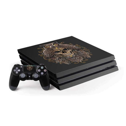 Skull and Owl by Sarah Richter PlayStation PS4 Skins