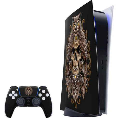 Skull and Owl by Sarah Richter PlayStation PS5 Skins