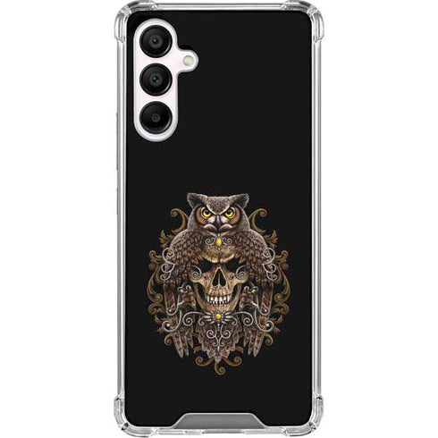 Skull and Owl by Sarah Richter Galaxy A16 5G Clear Case