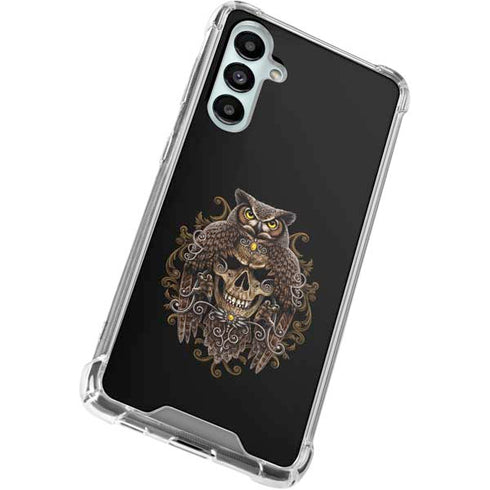 Skull and Owl by Sarah Richter Galaxy A16 5G Clear Case