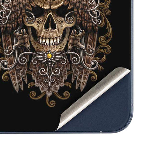 Skull and Owl by Sarah Richter Galaxy A35 5G Skin
