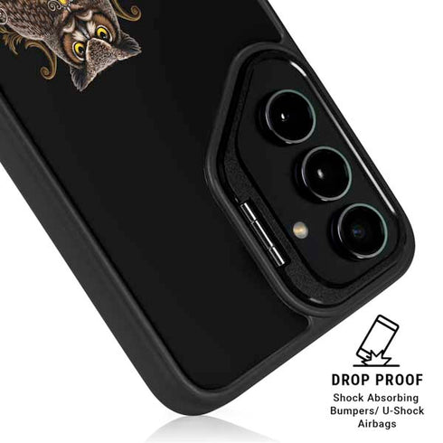 Skull and Owl by Sarah Richter Galaxy S24 Plus Kickstand Case