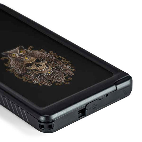 Skull and Owl by Sarah Richter Galaxy S24 Ultra Waterproof Case