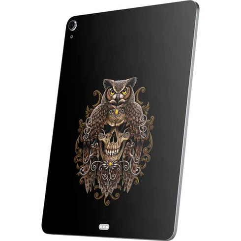 Skull and Owl by Sarah Richter Apple iPad Air Skin
