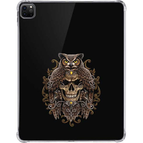 Skull and Owl by Sarah Richter iPad Pro 11in (2024) Clear Case