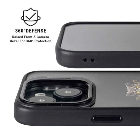 Skull and Owl by Sarah Richter iPhone 13 Kickstand Case
