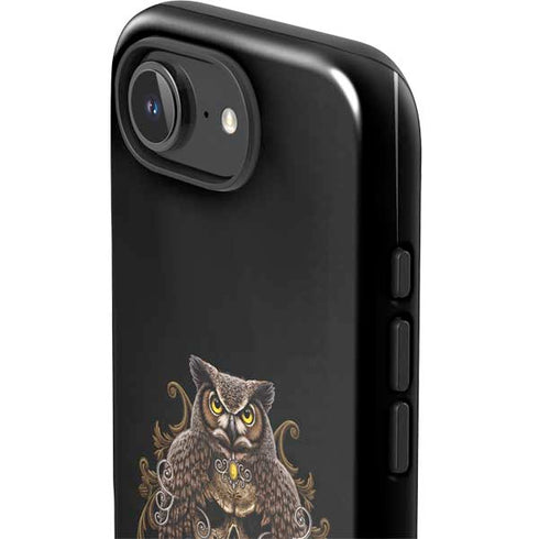 Skull and Owl by Sarah Richter iPhone 16e Impact Case