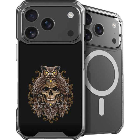 Skull and Owl by Sarah Richter iPhone 18 Pro MagSafe Case