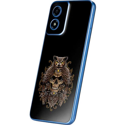 Skull and Owl by Sarah Richter Moto G Play 4G (2024) Skin