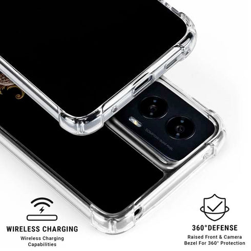 Skull and Owl by Sarah Richter Moto G Power 5G (2024) Clear Case