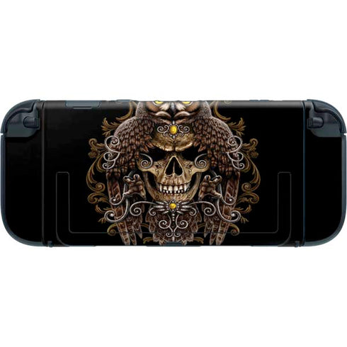 Skull and Owl by Sarah Richter Nintendo Switch 2 (2025) with Joy-Con Skin