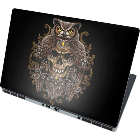 Skull and Owl by Sarah Richter Dell Precision Skin