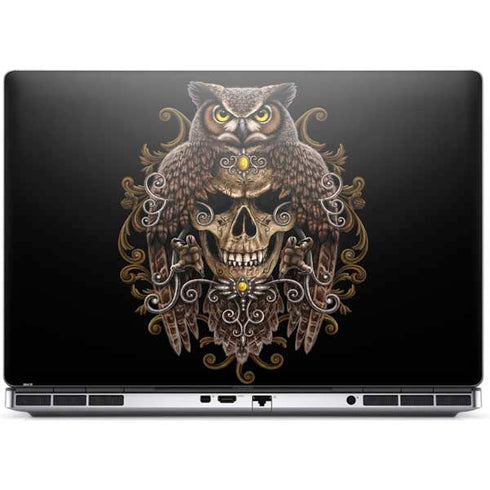 Skull and Owl by Sarah Richter Dell Precision Skin