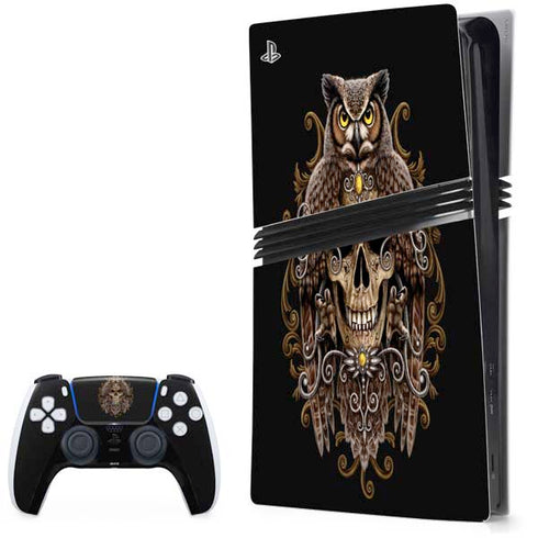 Skull and Owl by Sarah Richter PlayStation PS5 Skins