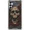 Liquid Blue Skull Entwined with Roses Gabb Phone 4 Clear Case