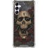 Liquid Blue Skull Entwined with Roses Gabb Phone 4 Clear Case