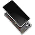 Liquid Blue Skull Entwined with Roses Gabb Phone 4 Clear Case