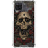 Liquid Blue Skull Entwined with Roses Galaxy Cases
