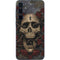 Liquid Blue Skull Entwined with Roses Galaxy A35 5G Skin