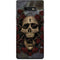 Liquid Blue Skull Entwined with Roses Galaxy Note 9 Skin